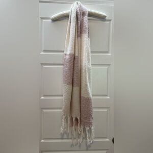Gentle Fawn Pink and Cream Scarf